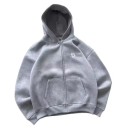 Dámský Set Mikina na Zip s Kapucí a Klokaní Kapsou a Tepláky s Pružným Pasem Polyester Šedá Barva Tepláková Souprava Na Sport i Volný Čas 2