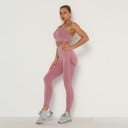 Dámsky športový crop top a legíny 8