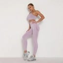 Dámsky športový crop top a legíny 5