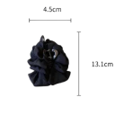 Dámsky štipec do vlasov 13,1 cm Látková objemná mašľa Šírka spony 4,5 cm Elegantná vlasová spona pre drdol aj slávnostný účes 2