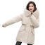 Dámsky zimný kabát s chlpatou kapucňou 2