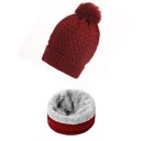 Dámsky zimný set čiapka a nákrčník 12