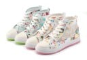 Damsneakers med blommor 6