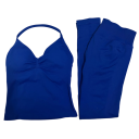 Damsportset med leggings och linne, enfärgat, nylon, polyester, bekvämt och stiligt för fitness och träning 28