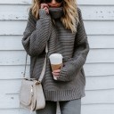 Damstickad oversized turtleneck 5