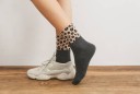 Damstrumpor med leopardtryck 6