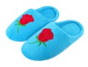 Damtofflor med rosor 5