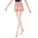 Danseshorts med elastisk talje og voluminøse ben til piger, polyamid ballon shorts til ballet og danse træning 1