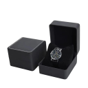 Darčeková krabička na hodinky s vankúšikom 11x10x7 cm PU koža ochranný box pre uloženie hodiniek a elegantné odovzdanie 2