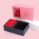 Darčeková krabička na prstienok s vnútorným vankúšikom, prezentačný box na šperky pre zásnuby, darovanie a elegantné vystavenie 5