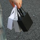 Darčeková krabička na šperky s uchami v štýle taštičky, prezentačný box s viečkom a vnútornou vložkou pre náušnice a prstene 12