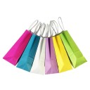 Darčekové tašky z kraftového papiera 10 ks S kroucenými uchy Na zabalenie darčekov k narodeninám aj sviatkom Rozmer cca 21 x 15 x 8 cm 5