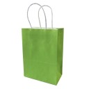 Darčekové tašky z kraftového papiera 10 ks S kroucenými uchy Na zabalenie darčekov k narodeninám aj sviatkom Rozmer cca 21 x 15 x 8 cm 6