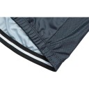 Dark Grey Men's Cycling Jersey with Turquoise and Orange Stripe with Short Sleeves and Full Zip and Three Pockets at the Back 8