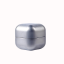 Dárková krabička na drobnosti s víkem 5,5 cm kovová úložná dóza krychlový tvar kompaktní krabička na šperky a malé předměty 4