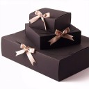 Dárková krabička skládací sada 10 ks 11,5 × 11,5 × 5 cm papírová barevné balení dárků krabičky s mašlí 2