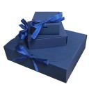 Dárková krabička skládací sada 10 ks 11,5 × 11,5 × 5 cm papírová barevné balení dárků krabičky s mašlí 3