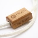 Datakabel USB-A til USB-B til tilslutning af DA konverter DAC Hanhoved i guld Transparent skal af FEP teflon 2