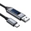 Datový kabel USB-C / USB s displejem 1