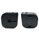 Dávcador portátil de adesivos para tiro 3,5 x 10 x 10 cm Suporte de polipropileno para adesivos de cobertura com gancho para atiradores 10