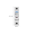 DC 18 x 85,5 mm biztosíték tartó 1 pólusú 1000 V napelemes fotovoltaikus rendszerekhez TOPV-30 magasfeszültségű védelem FV gpV 3