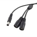 DC-virtakaapeli 5,5 x 2,5 mm CCTV-käyttöön 30 cm 3
