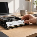 DDR4 Memory 16 GB 2133 MHz PC4-17000 for Desktop Computer 288 Pin DIMM Unbuffered Without ECC with White Heat Sink and Power Supply 1.2 V 6