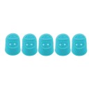 Dé à coudre en silicone Capuchons de protection respirants pour jouer de la guitare ou travailler avec une aiguille Manchon élastique Couleurs neutres 1 pièce 9