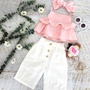 Débardeur et pantalon pour fille L1156 1