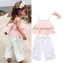 Débardeur et pantalon pour fille L1156 2
