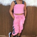 Débardeur et pantalon pour fille L1211 1