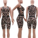 Débardeur et shorts transparents pour femmes 2