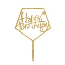 Decoração de bolo Happy Birthday 10