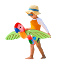 Decoração de festa havaiana papagaio insuflável PVC 56x72 cm Celebração de Verão Tropical de Praia Aniversário Brinquedo Infantil Brincadeiras 2