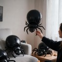 Decoração de Halloween Balões Infláveis de Aranha 5 pcs 54 x 80 cm Com Grande Traseiro e Sorriso Preto Para Festa de Halloween 2