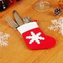 Decoração de meias de Natal 12 pcs 5