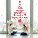 Decoração de Natal para janela 1