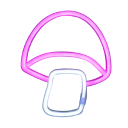 Decoração de parede LED neon em forma de cogumelo Elemento luminoso Decoração de parede Alimentação USB ou 3x pilhas AA 1