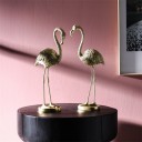Decoração flamingo dourado 4