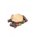 Decoração miniatura de toco 2