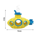 Decoração para aquário 12 x 5,5 x 8 cm Submarino em resina Caverna para peixes Refúgio para seres aquáticos Seguro complemento para aquário 4