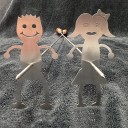 Decoração para garfo de grelhar 2 pcs 4