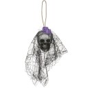 Decoração suspensa de caveira 36 cm 5