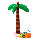 Decoración de fiesta hawaiana palma inflable PVC 45,5x89,5 cm Fiesta de cumpleaños de verano tropical en la playa Juguete infantil Decoración 2