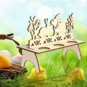 Decoración de huevos de Pascua de madera 5