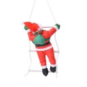 Decoración de Papá Noel trepando 3