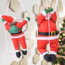 Decoración de Papá Noel trepando 5