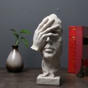 Decoratief borstbeeld gezicht 2