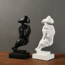 Decoratief borstbeeld gezicht 4
