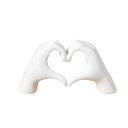 Decoratieve beeldje handen in de vorm van een hart 10,6 x 3,5 x 6,5 cm Moderne woondecoratie voor plank, tafel of commode 5